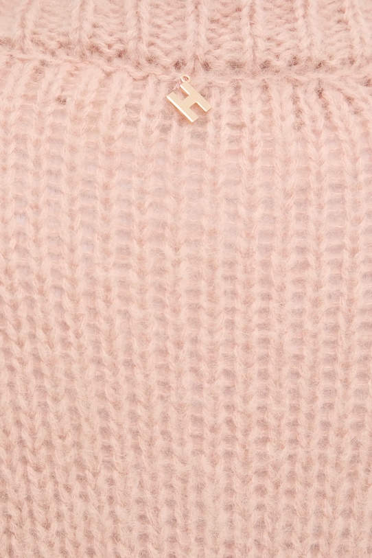 Silvian Heach cardigan din amestec de lână LETSOSA GPA25267CD portocaliu