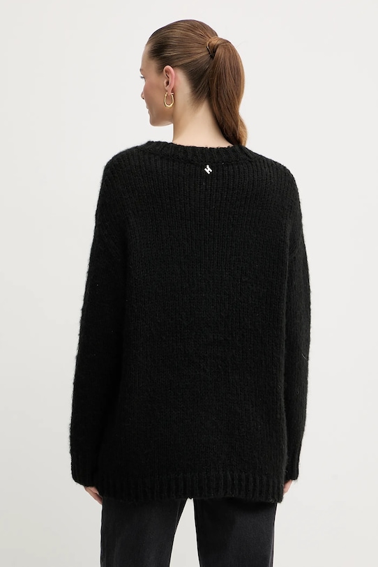 Одежда Кардиган с примесью шерсти Silvian Heach LETSOSA GPA25267CD чёрный