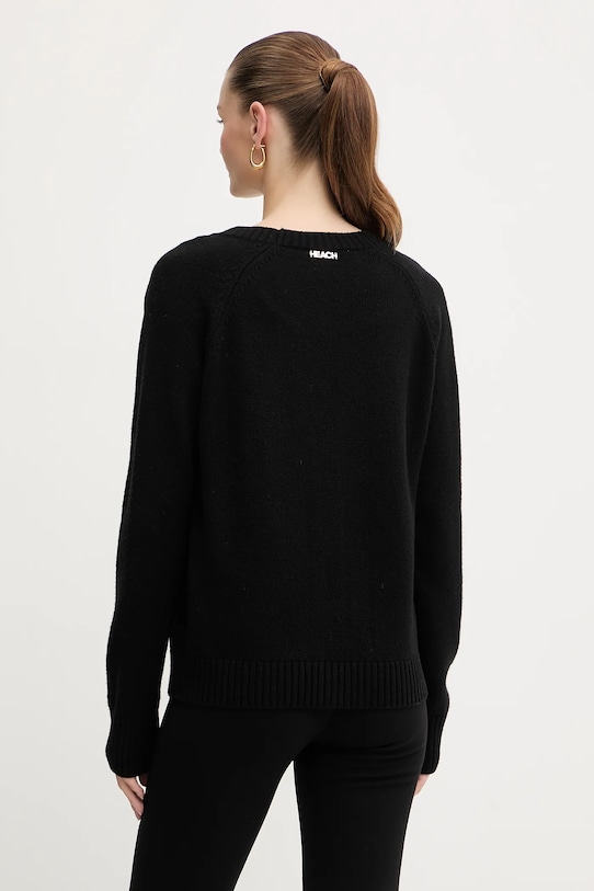 Odzież Silvian Heach kardigan z domieszką wełny MATHIS GPA25234CD czarny