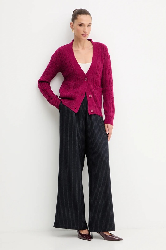 Silvian Heach cardigan din amestec de lână VALBUENA GPA25149CD roz ZW25