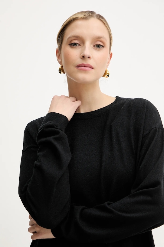 Silvian Heach sweter BENITEZ czarny GPA25553MA