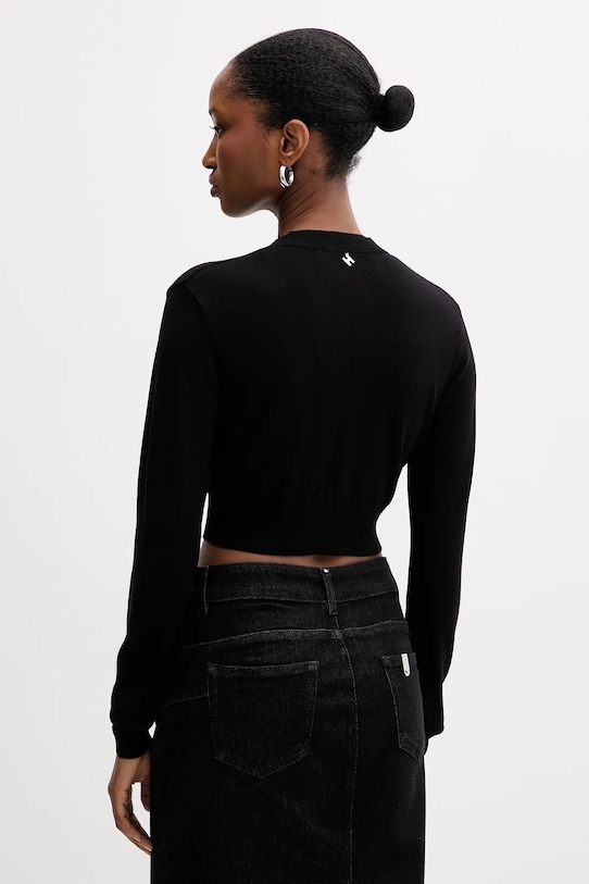 Ρούχα Πλεκτή ζακέτα Silvian Heach LIKOPIO GPA25383CD μαύρο