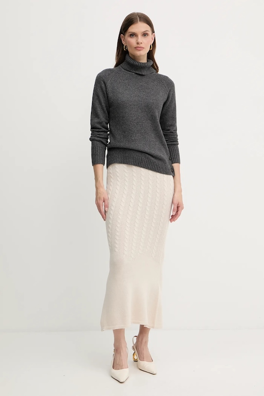 Silvian Heach sweter z domieszką wełny DIOUF GPA25232LU szary ZW25