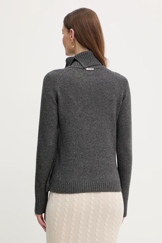 Odzież Silvian Heach sweter z domieszką wełny DIOUF GPA25232LU szary