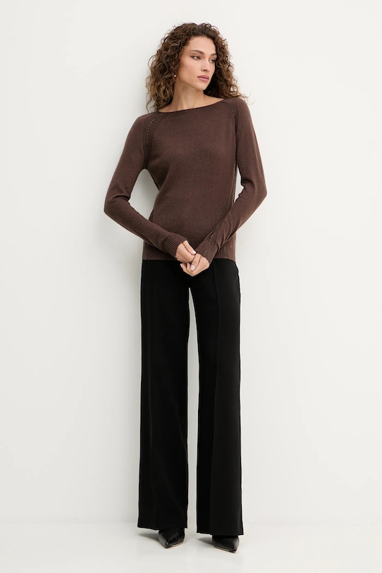 Silvian Heach pulover KARIM GPA25241MA maro ZW25