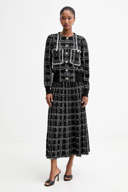 Silvian Heach kardigan SALONICCO GPA25046CD czarny ZW25