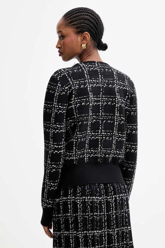 Odzież Silvian Heach kardigan SALONICCO GPA25046CD czarny