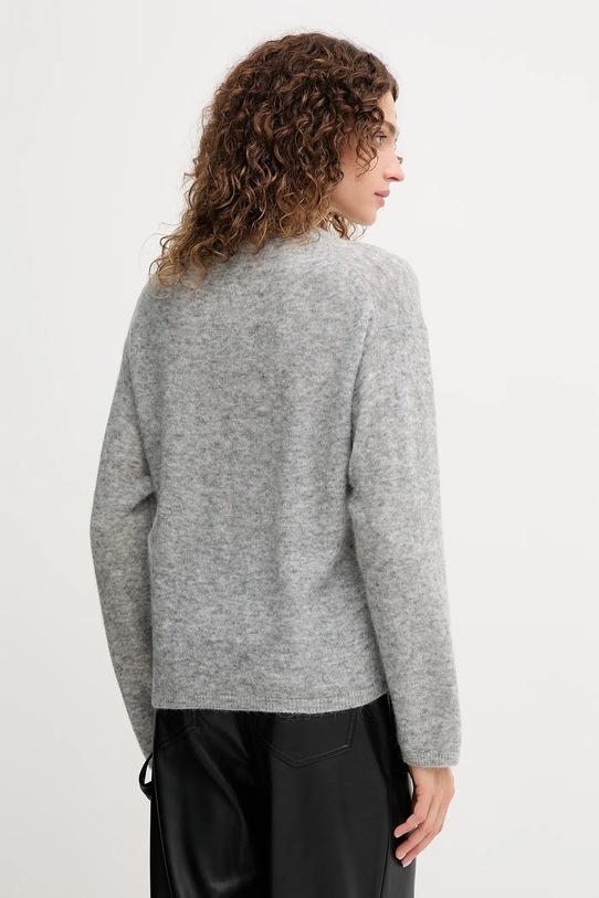 Odzież Mos Mosh sweter z wełną MAPE 173310 szary