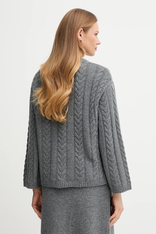 Îmbrăcăminte Mos Mosh pulover de lână BRYNDIS 173220 gri