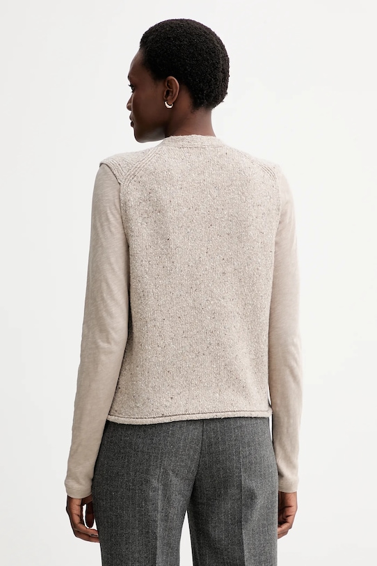 Одяг Жилет із додаванням вовни Marc O'Polo 510608465021 бежевий