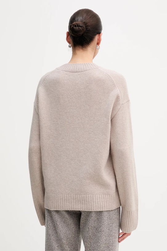 Odzież Marc O'Polo sweter z dodatkiem wełny 510609060235 beżowy