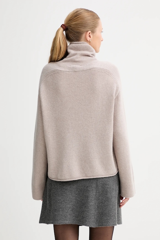 Odzież Marc O'Polo sweter z dodatkiem wełny 510609060267 beżowy