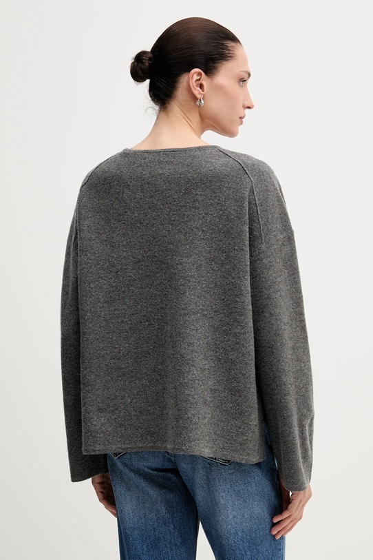 Odzież Marc O'Polo sweter z dodatkiem wełny 510609860487 szary