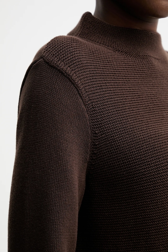 Marc O'Polo sweter bawełniany 511605960419 brązowy