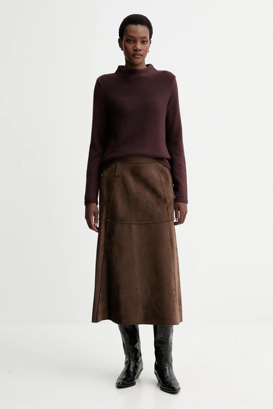 Marc O'Polo sweter bawełniany 511605960419 brązowy ZW25