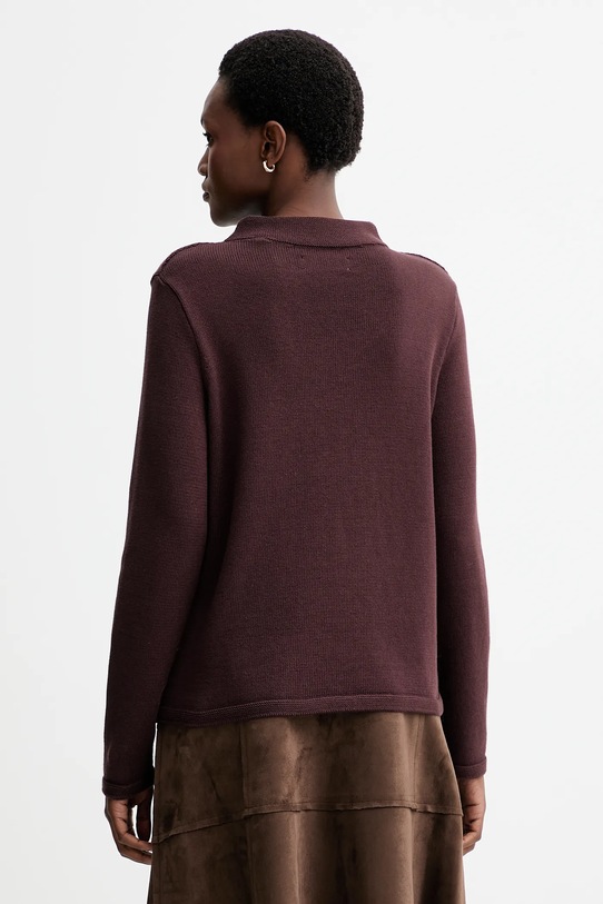 Odzież Marc O'Polo sweter bawełniany 511605960419 brązowy
