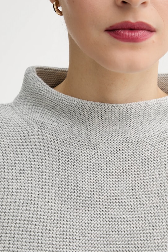 Marc O'Polo sweter bawełniany 511605960419 szary