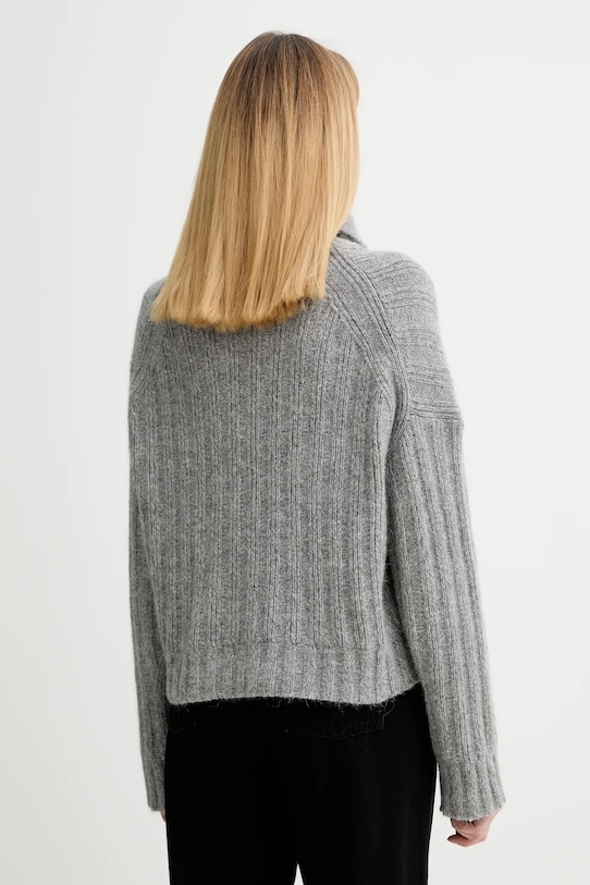 Odzież Marc O'Polo sweter z dodatkiem wełny 5000007474 szary