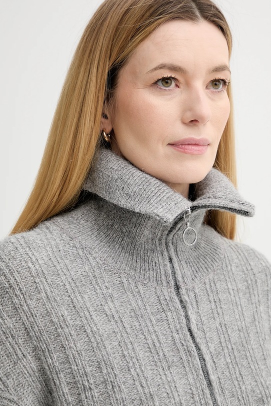 Marc O'Polo sweter z dodatkiem wełny szary 5000007474