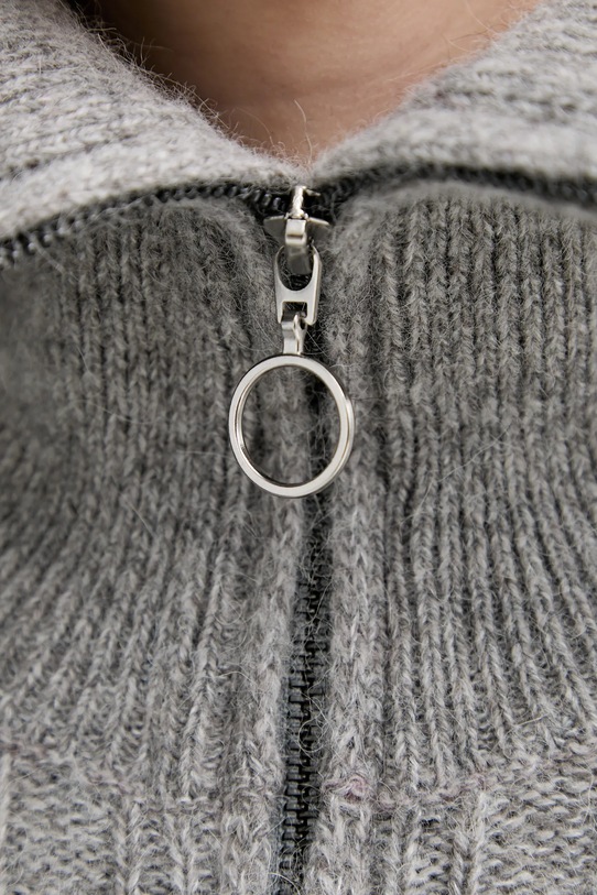 Marc O'Polo sweter z dodatkiem wełny 5000007474 szary