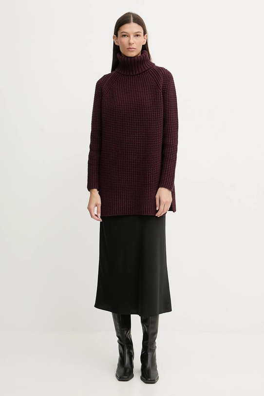 Marc O'Polo pulover 5000007659 burgundia ZW25