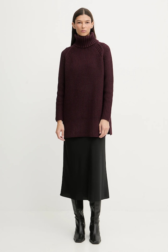 Marc O'Polo pulover 5000007659 burgundia ZW25