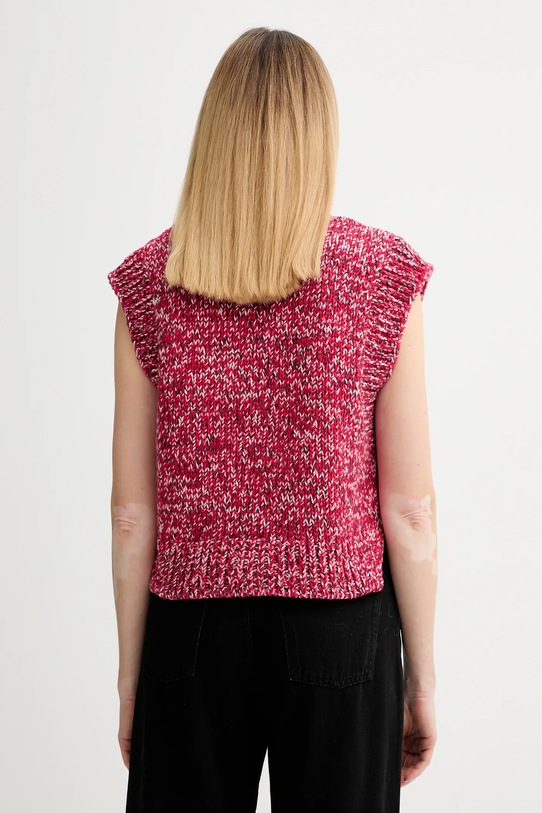 Odzież Marc O'Polo kamizelka z dodatkiem wełny 5000007880 czerwony