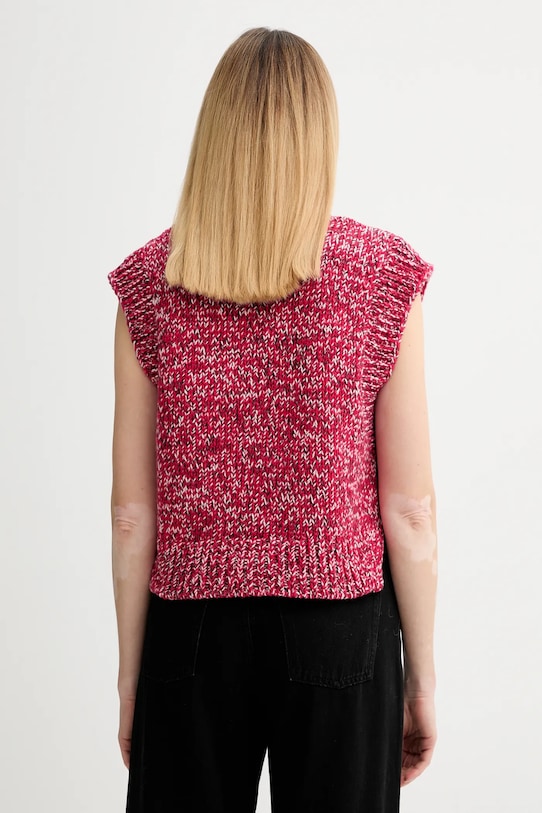 Odzież Marc O'Polo kamizelka z dodatkiem wełny 5000007880 czerwony