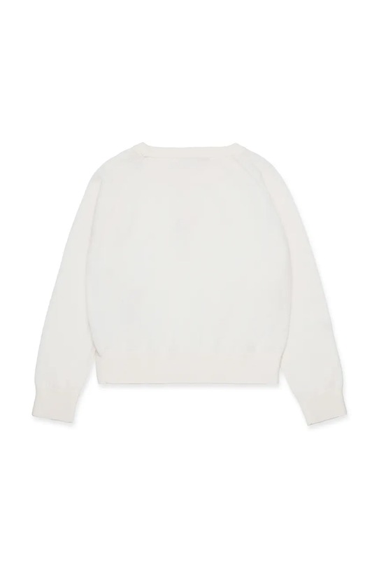 MAX&Co. pulover de lână pentru copii MAXK1F KNITWEAR MX0003 alb ZW25