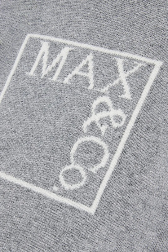 MAX&Co. sweter z dodatkiem wełny dziecięcy MAXK21F KNITWEAR szary MX0233