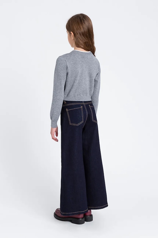 BIMBA Twinset cardigan per bambini 252GJ3010 grigio