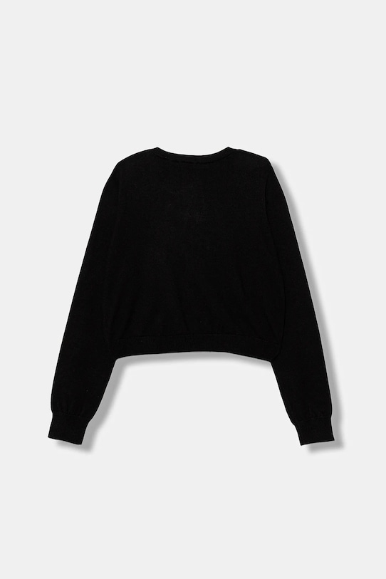 Twinset kardigan dziecięcy 252GJ3010 czarny ZW25