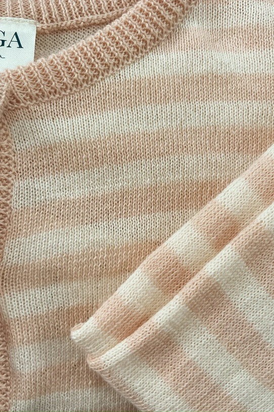 Kardigán pre bábätká Fanga Fontana VENTI KNIT CARDIGAN GOTS FA100058 béžová