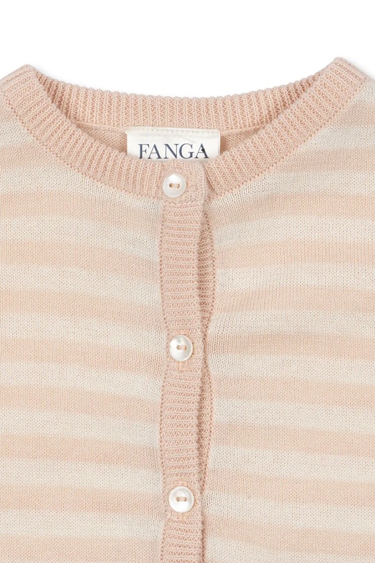 Chłopiec Fanga Fontana kardigan niemowlęcy VENTI KNIT CARDIGAN GOTS FA100058 beżowy