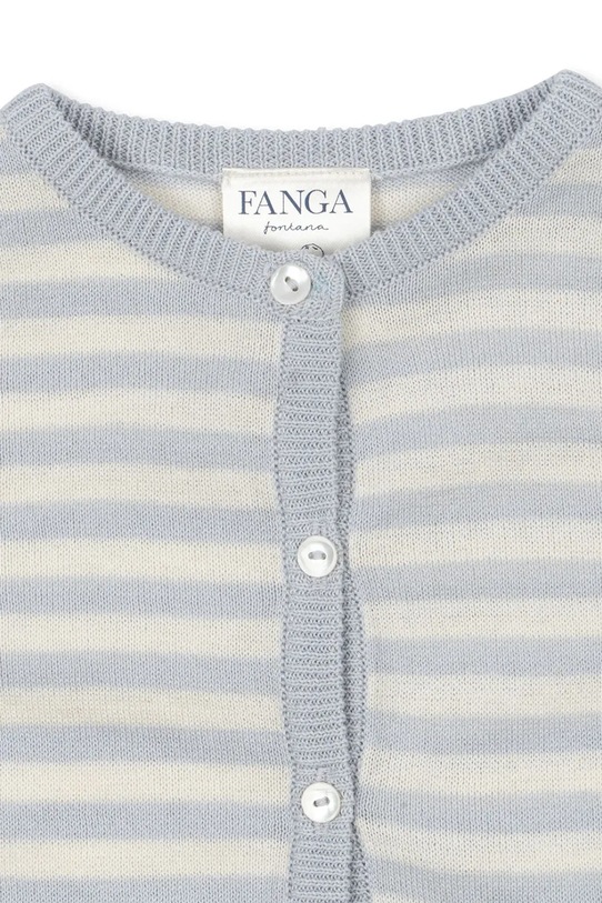 Chłopiec Fanga Fontana kardigan niemowlęcy VENTI KNIT CARDIGAN GOTS FA100058 niebieski