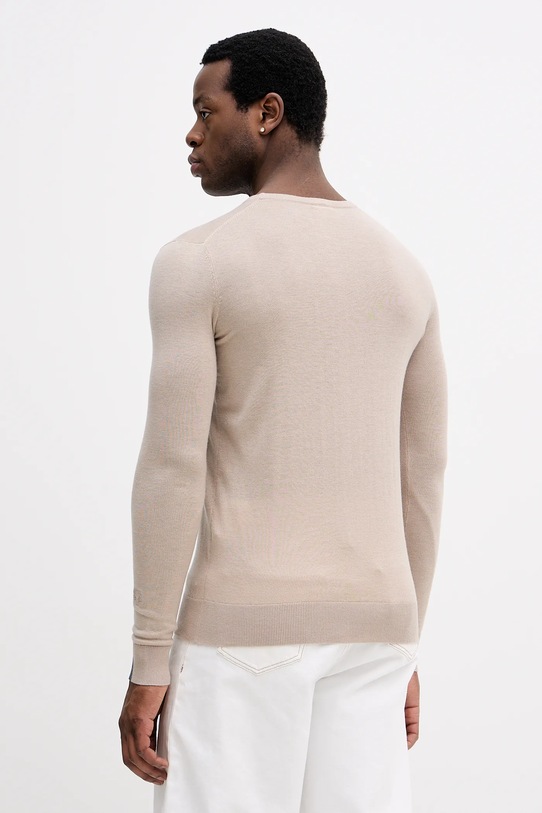 Odzież Mos Mosh sweter z wełną ADAM 503341 beżowy