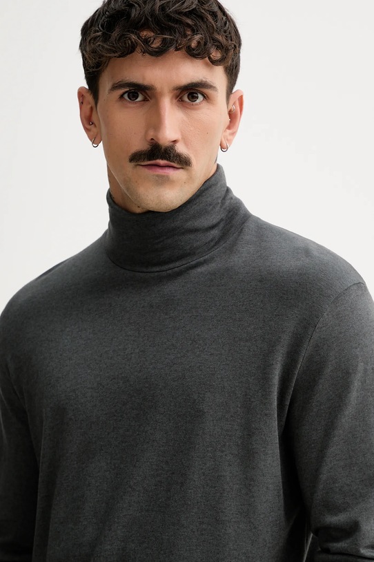 Marc O'Polo longsleeve z dodatkiem wełny szary 530203252088
