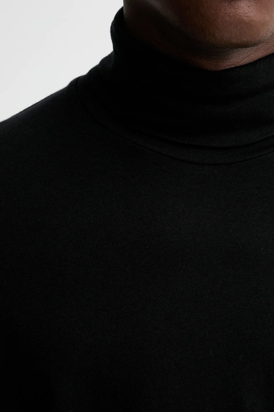 Marc O'Polo longsleeve z dodatkiem wełny 530203252088 czarny