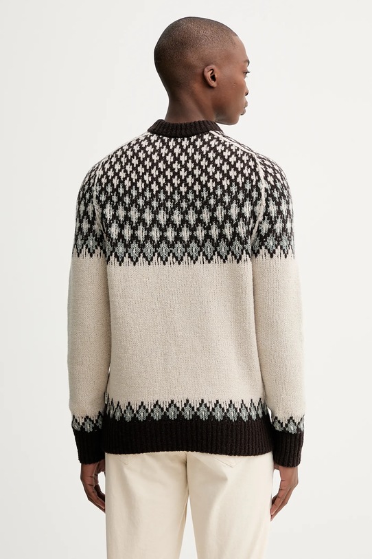 Odzież Marc O'Polo sweter z dodatkiem wełny 530509860194 beżowy