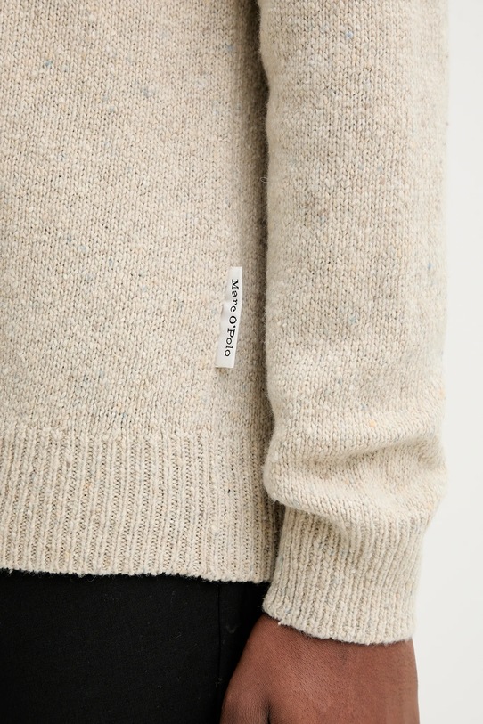 Marc O'Polo sweter z dodatkiem wełny 530512260178 beżowy