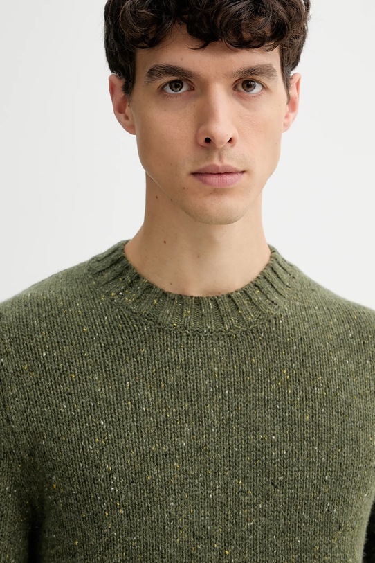 Свитер с добавлением шерсти Marc O'Polo зелёный 5000007626