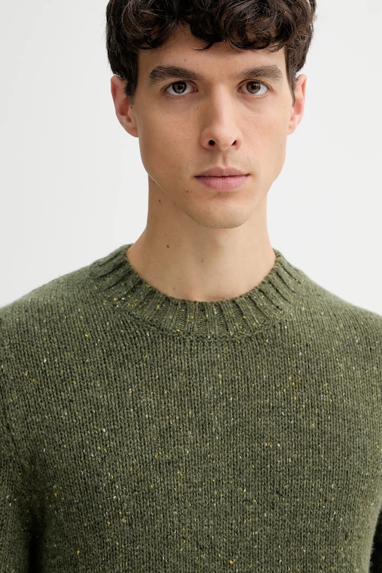 Свитер с добавлением шерсти Marc O'Polo зелёный 5000007626