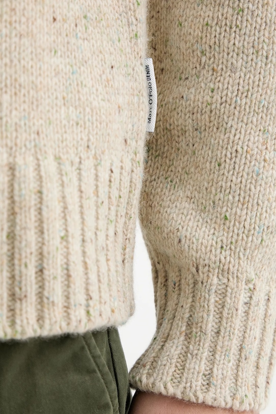 Kardigan s příměsí vlny Marc O'Polo 5000007627 béžová