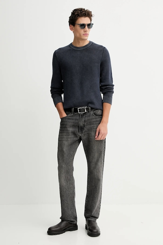 Marc O'Polo sweter bawełniany 5000007901 granatowy ZW25