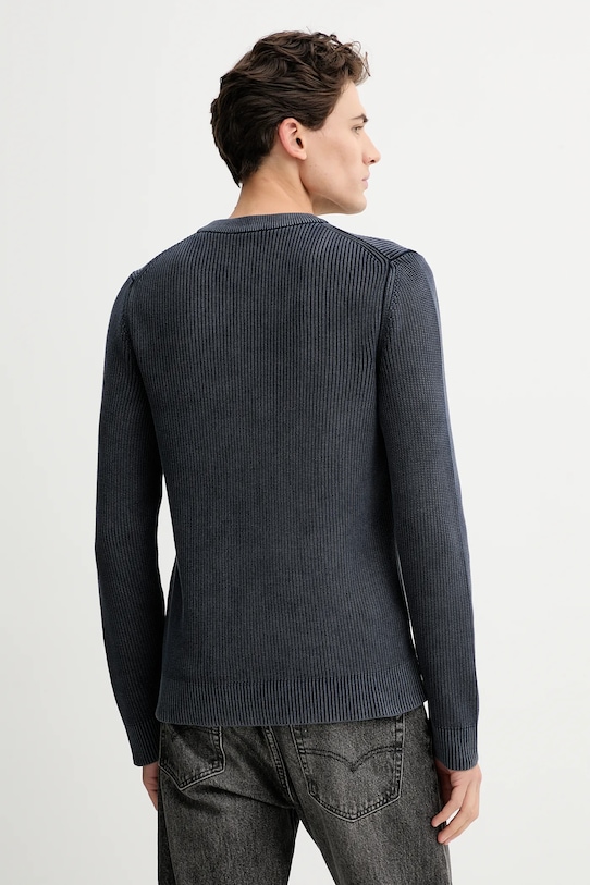 Odzież Marc O'Polo sweter bawełniany 5000007901 granatowy