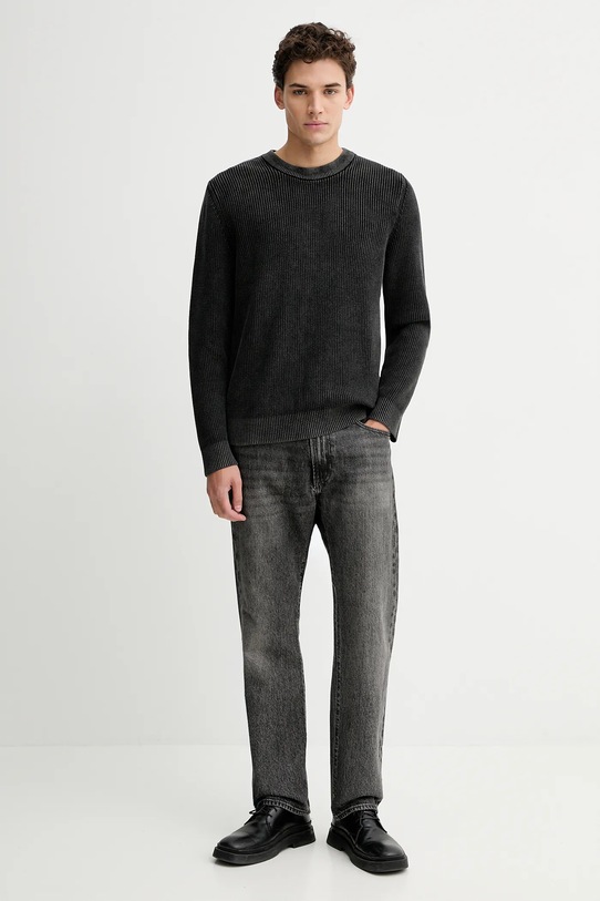 Marc O'Polo sweter bawełniany 5000007901 czarny ZW25