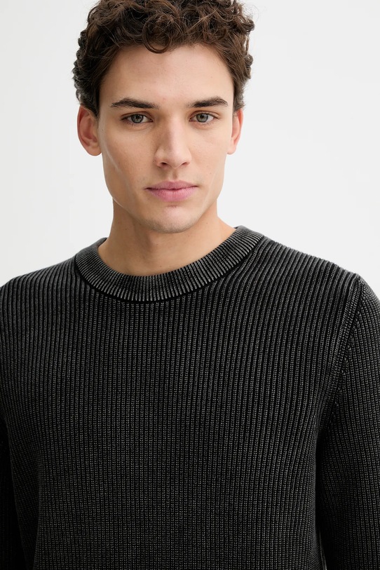 Marc O'Polo sweter bawełniany czarny 5000007901