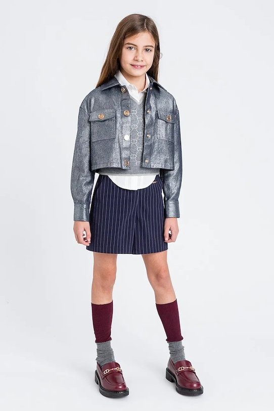 Παιδικό σορτς Twinset casual σκούρο μπλε 252GJ2041