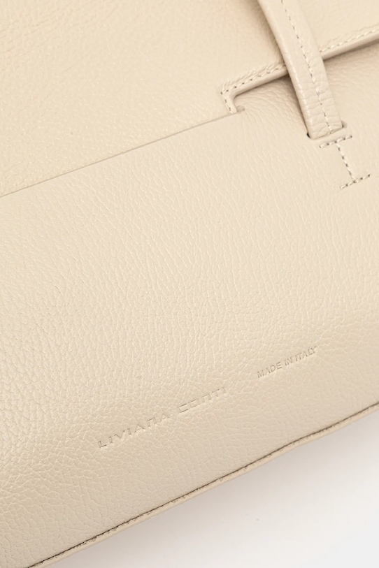 Liviana Conti torebka skórzana beżowy A5WA51