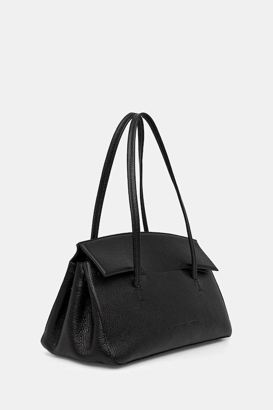 Liviana Conti torebka skórzana A5WA51 czarny ZW25